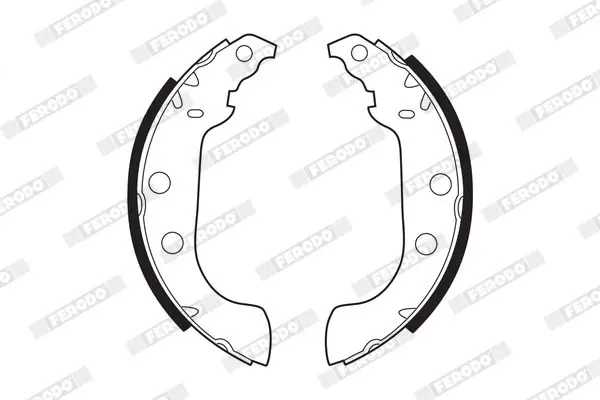 Handler.Part Brake shoe set FERODO FSB268 2