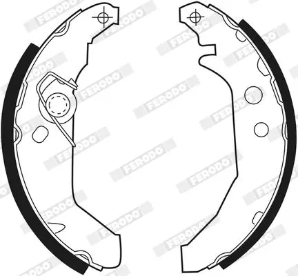 Handler.Part Brake shoe set FERODO FSB265 2