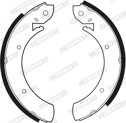 Handler.Part Brake shoe set FERODO FSB361 3