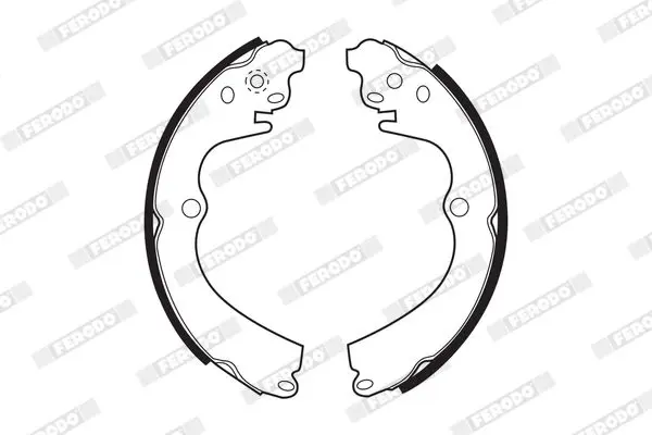 Handler.Part Brake shoe set FERODO FSB339 2