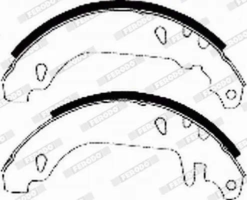 Handler.Part Brake shoe set FERODO FSB337 4