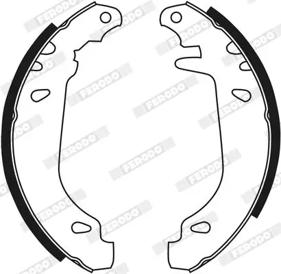 Handler.Part Brake shoe set FERODO FSB337 3