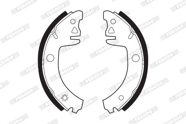 Handler.Part Brake shoe set FERODO FSB325 2