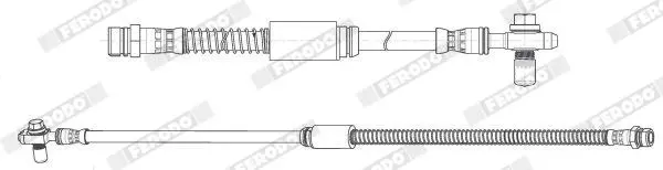 Handler.Part Brake hose FERODO FHY3360 2