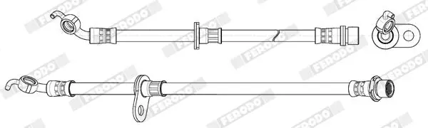 Handler.Part Brake hose FERODO FHY3297 1