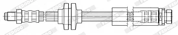 Handler.Part Brake hose FERODO FHY3187 1