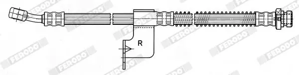 Handler.Part Brake hose FERODO FHY3170 1