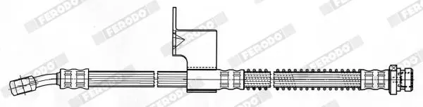 Handler.Part Brake hose FERODO FHY3146 1