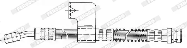 Handler.Part Brake hose FERODO FHY3143 2