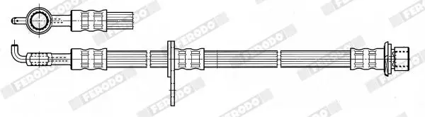 Handler.Part Brake hose FERODO FHY3135 1