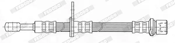 Handler.Part Brake hose FERODO FHY3104 1