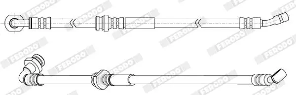 Handler.Part Brake hose FERODO FHY3100 1