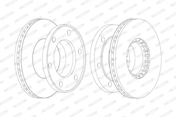 Handler.Part Brake disc FERODO FCR174A 1