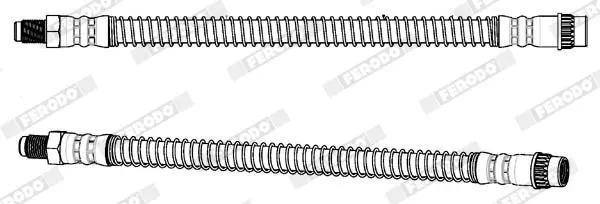 Handler.Part Brake hose FERODO FHY3035 2