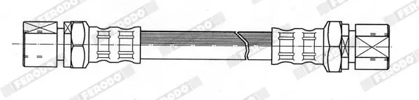 Handler.Part Brake hose FERODO FHY3032 2