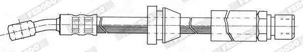 Handler.Part Brake hose FERODO FHY3030 2