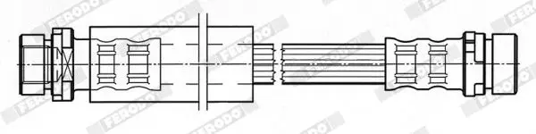 Handler.Part Brake hose FERODO FHY3017 2