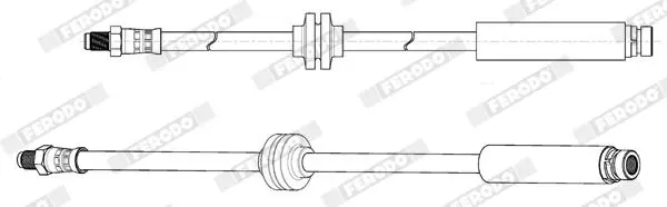 Handler.Part Brake hose FERODO FHY3277 2