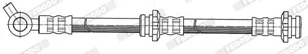 Handler.Part Brake hose FERODO FHY2988 1