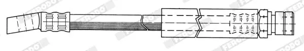 Handler.Part Brake hose FERODO FHY2975 2