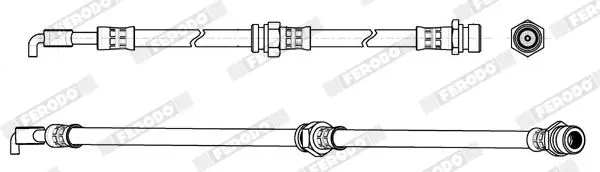 Handler.Part Brake hose FERODO FHY2816 1