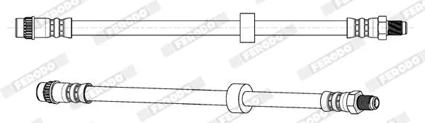 Handler.Part Brake hose FERODO FHY2777 2