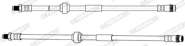 Handler.Part Brake hose FERODO FHY2684 2