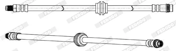 Handler.Part Brake hose FERODO FHY2677 2