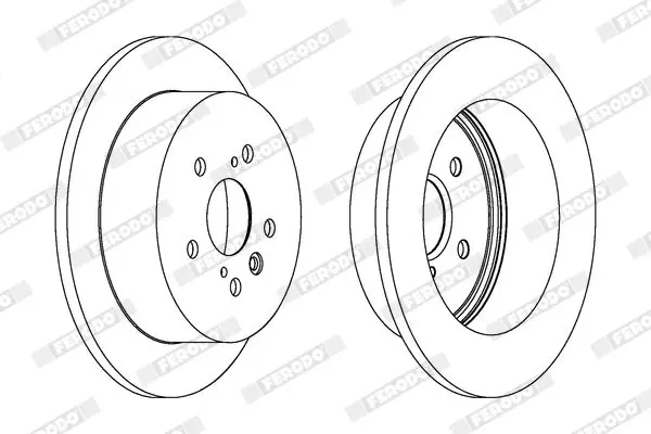 Handler.Part Brake disc FERODO DDF1380 2