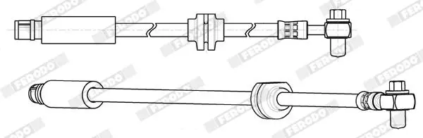 Handler.Part Brake hose FERODO FHY2865 2