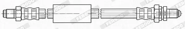 Handler.Part Brake hose FERODO FHY2552 2