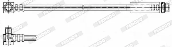 Handler.Part Brake hose FERODO FHY2546 2