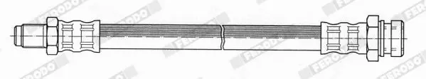 Handler.Part Brake hose FERODO FHY2533 2