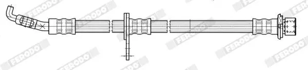 Handler.Part Brake hose FERODO FHY2621 2