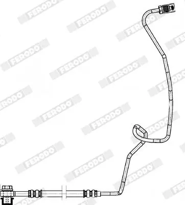 Handler.Part Brake hose FERODO FHY2518 2