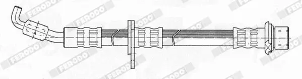 Handler.Part Brake hose FERODO FHY2514 2