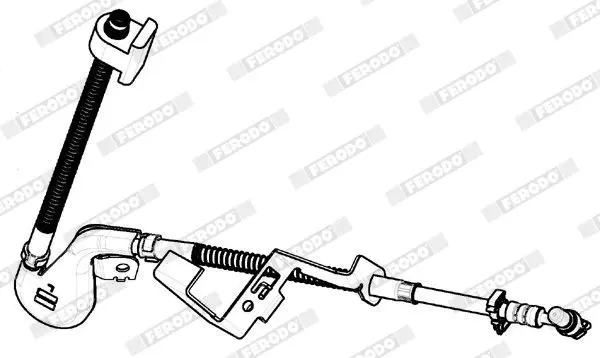 Handler.Part Brake hose FERODO FHY2657 2