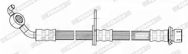 Handler.Part Brake hose FERODO FHY2635 2