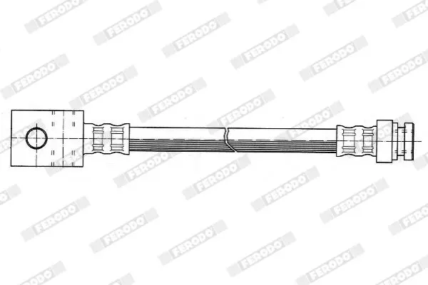 Handler.Part Brake hose FERODO FHY2437 2