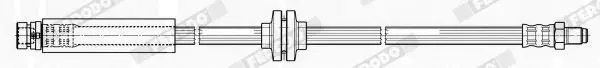 Handler.Part Brake hose FERODO FHY2613 2