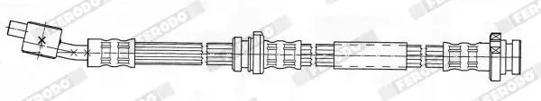 Handler.Part Brake hose FERODO FHY2590 2