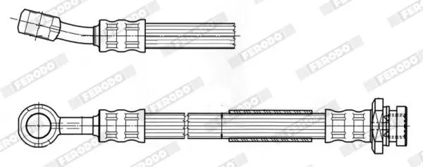 Handler.Part Brake hose FERODO FHY2589 2