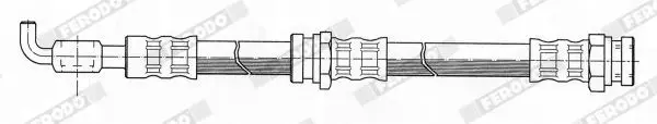 Handler.Part Brake hose FERODO FHY2579 2