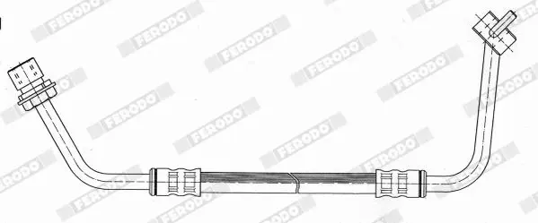 Handler.Part Brake hose FERODO FHY2563 2