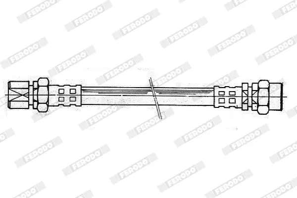 Handler.Part Brake hose FERODO FHY2390 2