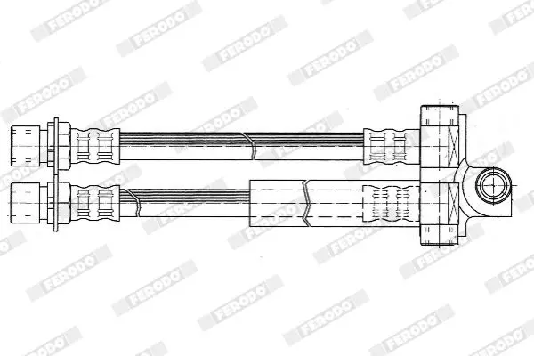 Handler.Part Brake hose FERODO FHY2343 2