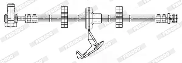 Handler.Part Brake hose FERODO FHY2302 2