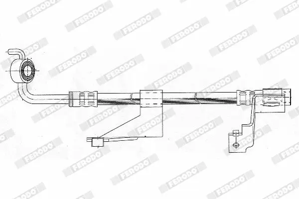 Handler.Part Brake hose FERODO FHY2175 2