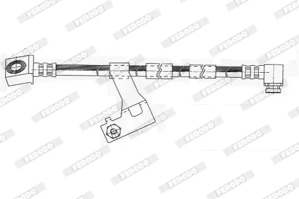 Handler.Part Brake hose FERODO FHY2172 2