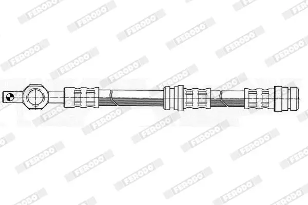 Handler.Part Brake hose FERODO FHY2154 2